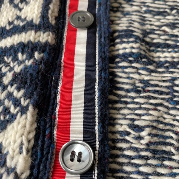THOM BROWNE WOMENS CARDIGAN SZ 4